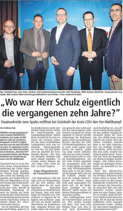 Aller-Report 17 03 02 pol. Aschermittwoch