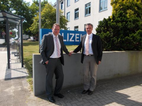 Besuch Polizei mit U. Jordan 15.07.2013