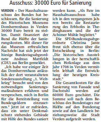 V A Z 15 06 19 Förderung Domherrenhaus