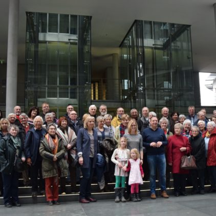 50 Gäste aus dem Wahlkreis zu Besuch in Berlin