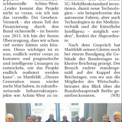 Gespräche im Bundestag